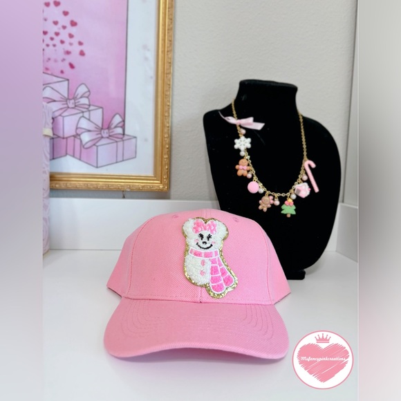 Custom made Pink Christmas hat - Picture 2 of 3